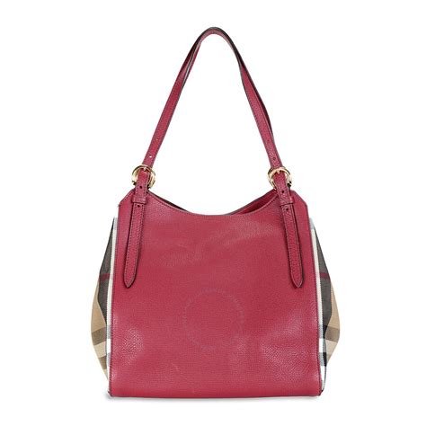 burberry small canter red leather tote|Burberry tote bag nylon.